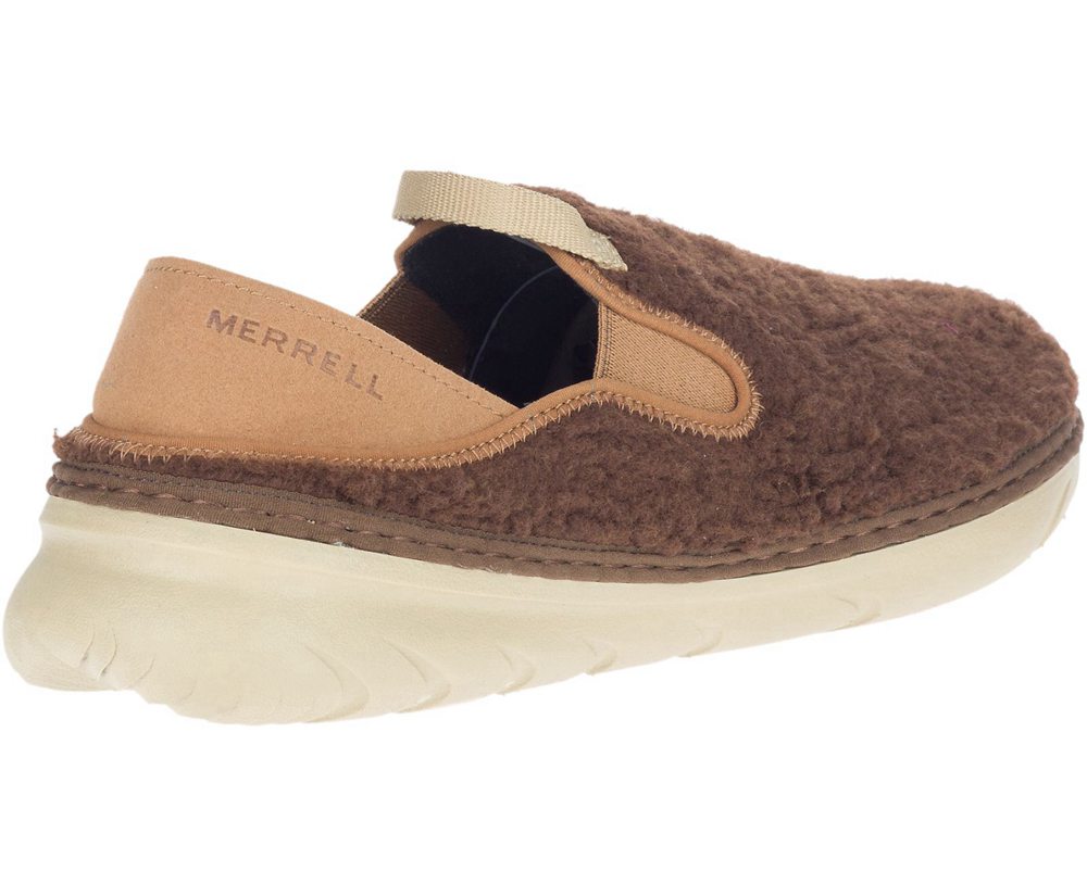 Merrell Slip Ons Brown - Hut Moc Cocoa - Mens 27IJQVRED